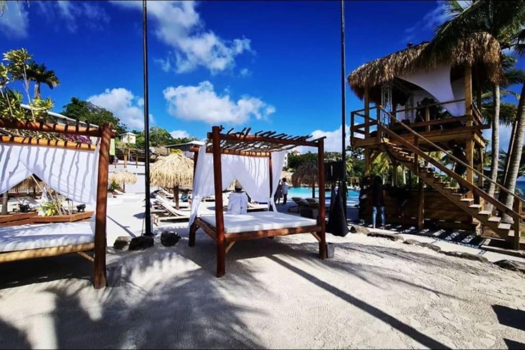 Appartement Terrasse Vue Mer Et Piscine Le Diamant Eksteriør bilde