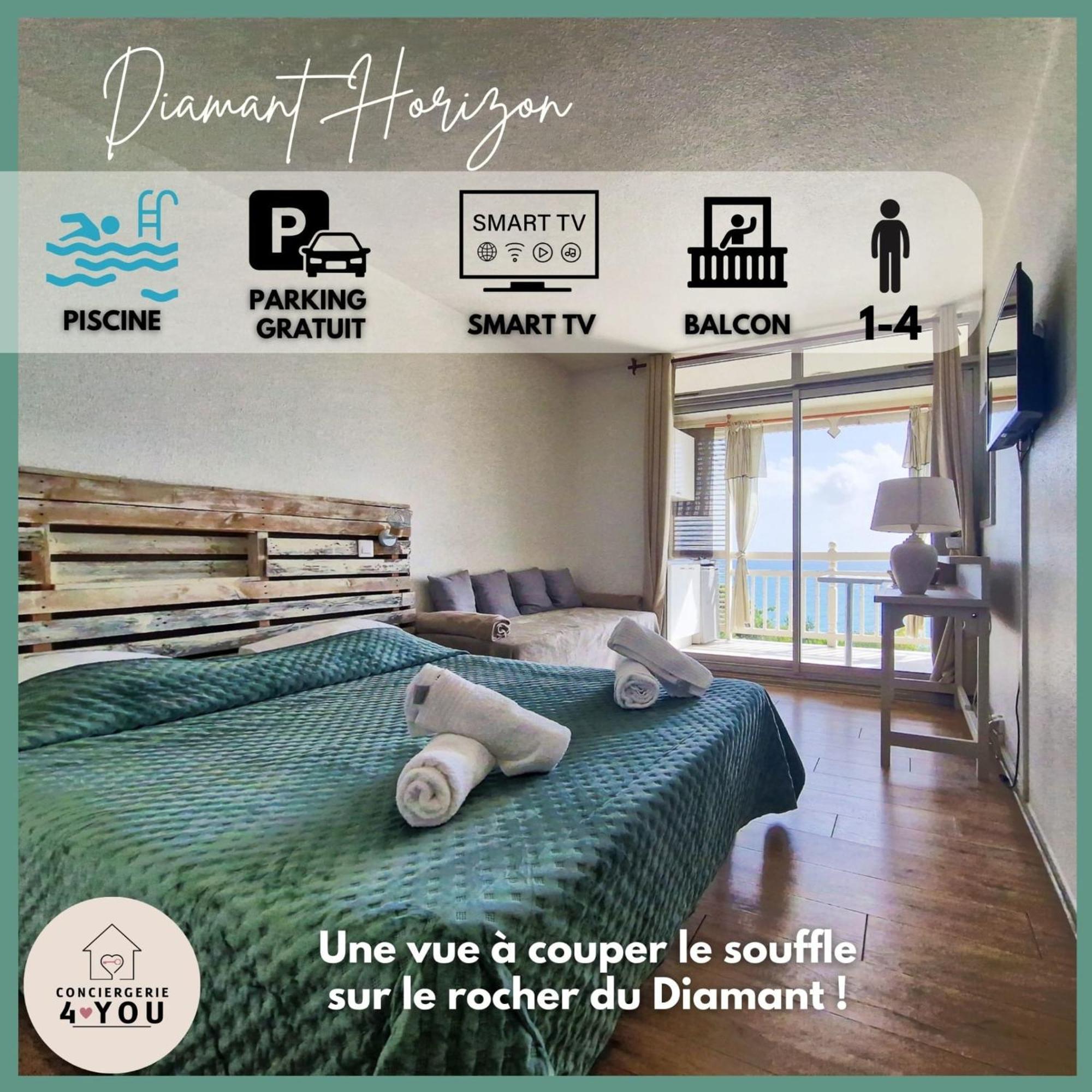 Appartement Terrasse Vue Mer Et Piscine Le Diamant Eksteriør bilde